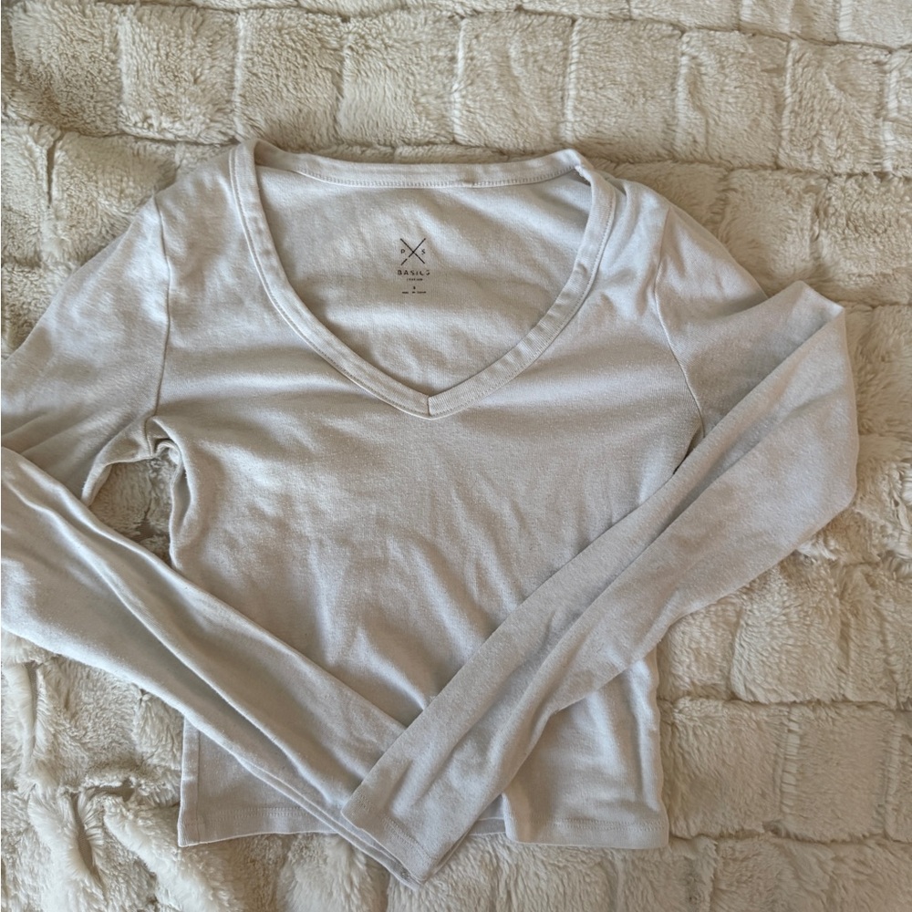 Women's Cream Long Sleeve Top